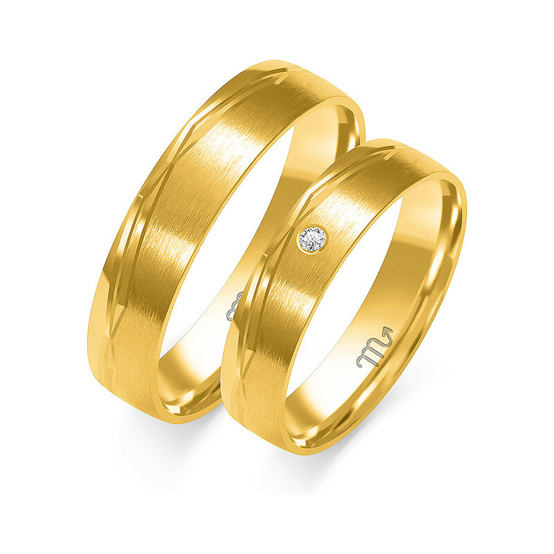 Obrączki ślubne ZO O-291 próba 585