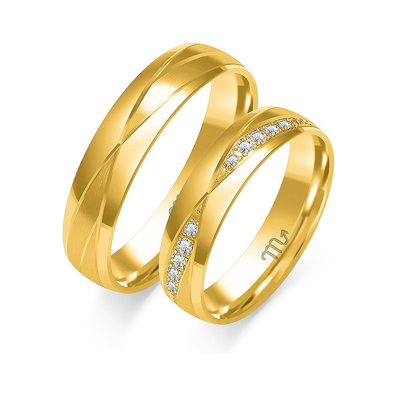 Obrączki ślubne ZO O-257 próba 585