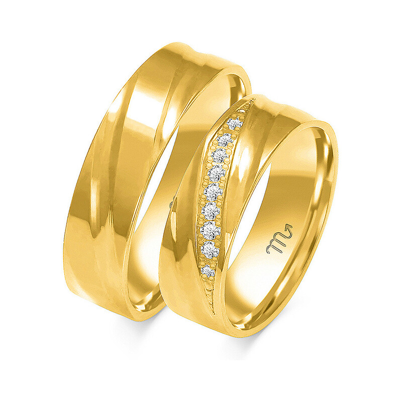 Obrączki ślubne ZO O-245 próba 585