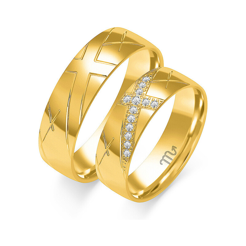 Obrączki ślubne ZO O-266 próba 585