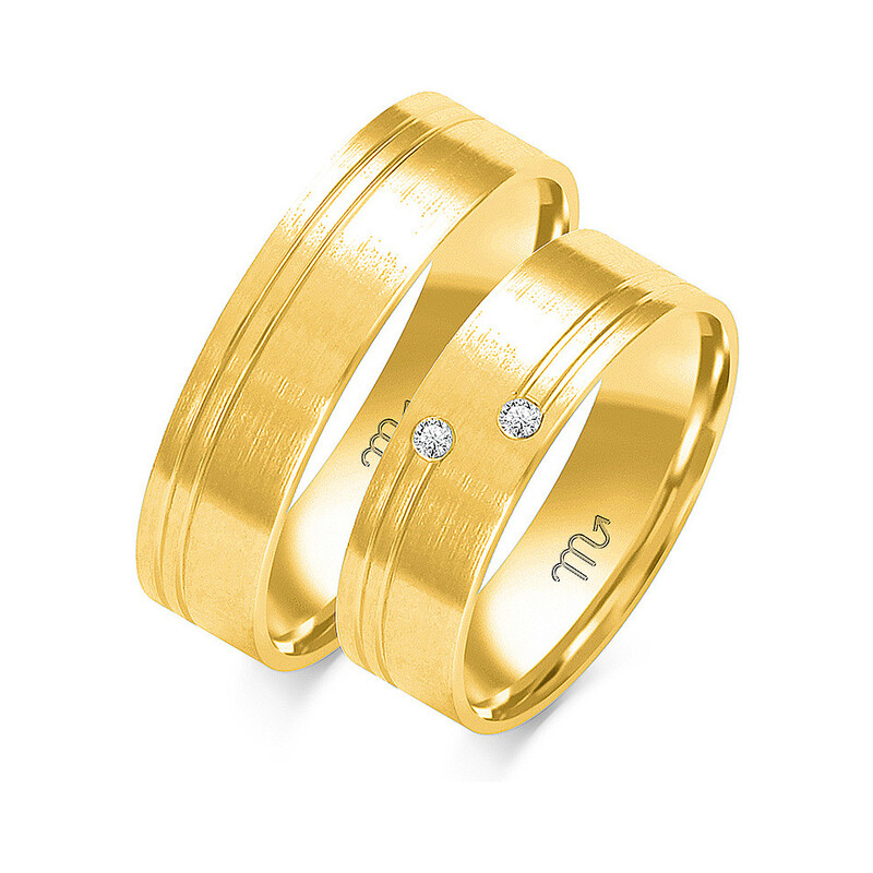 Obrączki ślubne ZO O-88 próba 585