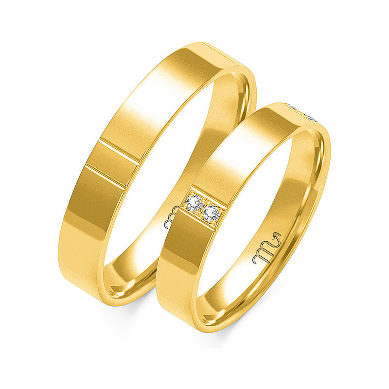 Obrączki ślubne ZO O-267 próba 585