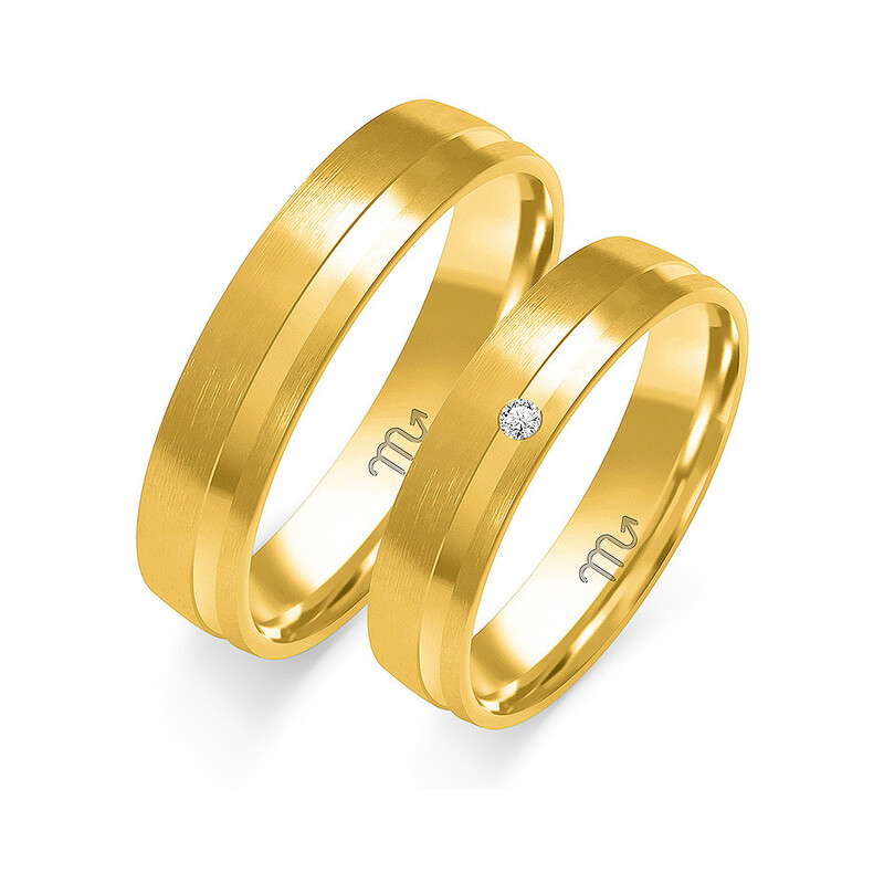 Obrączki ślubne ZO O-301 próba 585