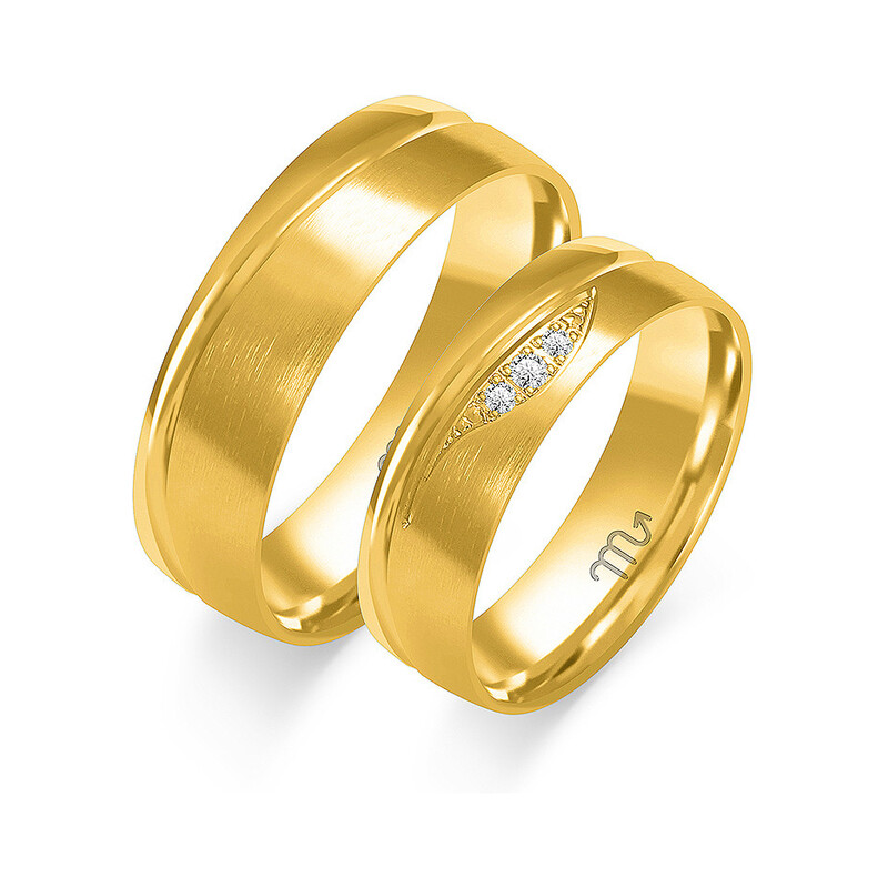 Obrączki ślubne ZO O-293 próba 585