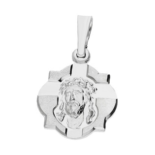 Medalik srebrny Pan Jezus beczułka nr PW206 próba 925