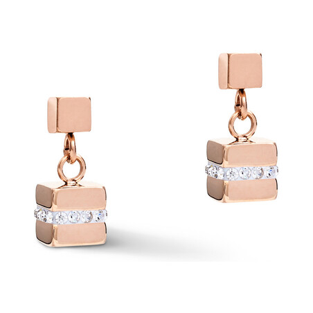 Kolczyki Coeur de Lion 1822 Crystal-Rose CT 5023-21-1822