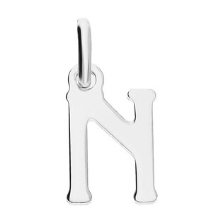 Literka srebrna N do zawieszenia DA-Litera 1,5cm-N próba 925