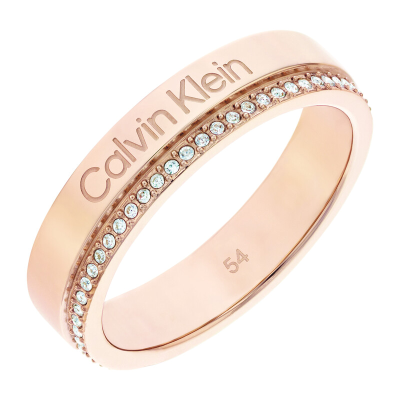 Pierścionek Calvin Klein Różowa Stal - JubilerSezam.pl