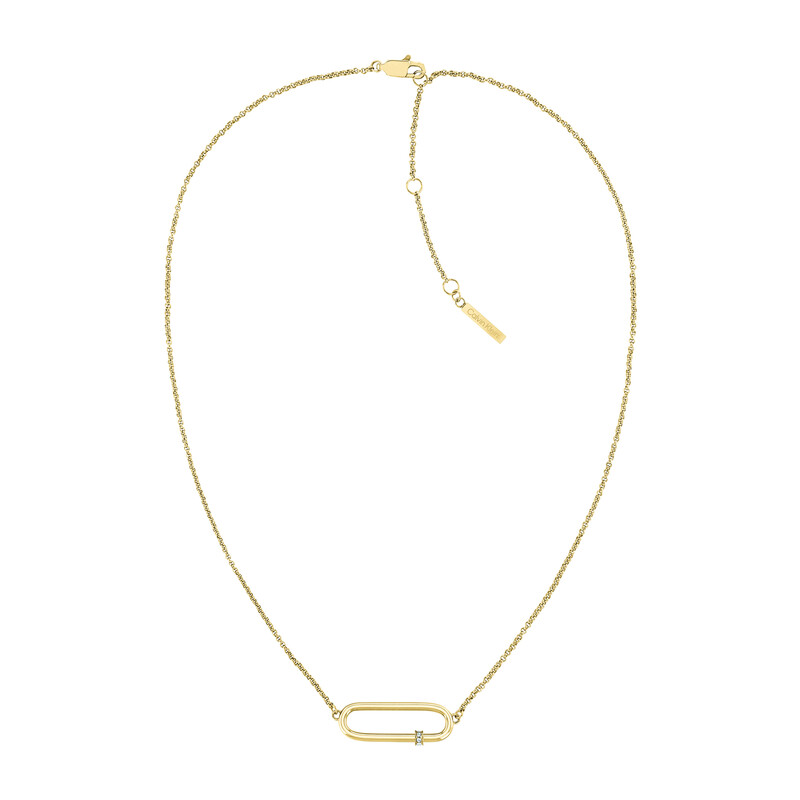 Naszyjnik pozłacany Calvin Klein JW 35000186