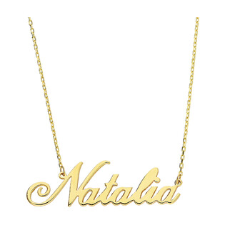 Naszyjnik złoty z imieniem Natalia RU0010 NATALIA próba 585