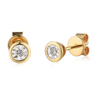 Kolczyki JUBILE Star-0,08ct/sztyft AW 67562 Y-0,08 próba 585
