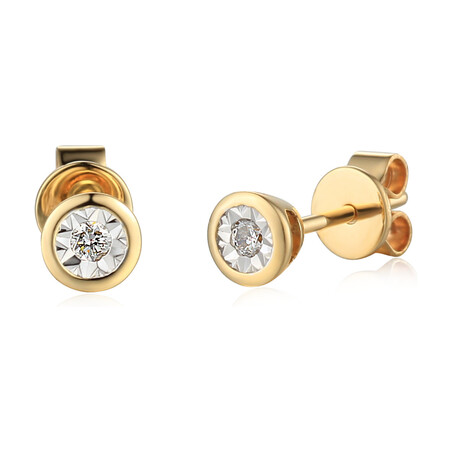 Kolczyki JUBILE Star-0,08ct/sztyft AW 67562 Y-0,08 próba 585