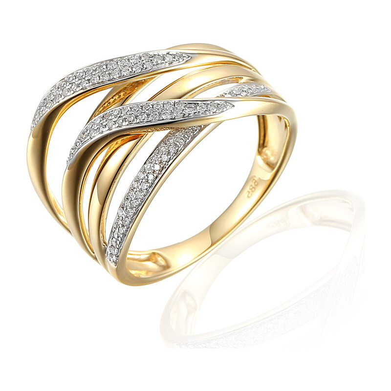 Pierścionek DUBAJ-0,21ct AW 67882 YW próba 585