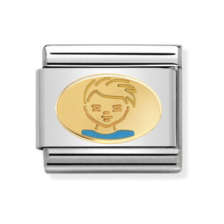 Element Link NOMINATION Composable 18K mały chłopczyk NP 030242 36 CF