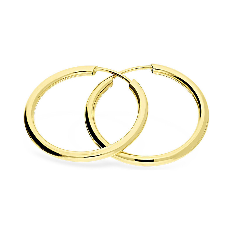 Kolczyki złote szarniry nr OS GF160-40 próba 585 Sezam - 1