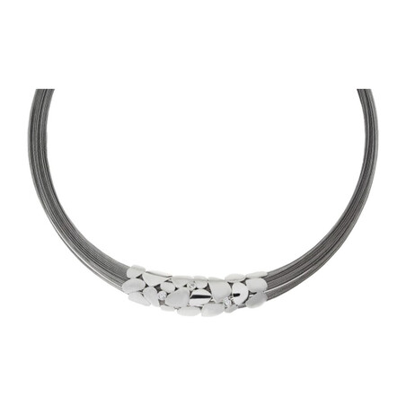 Naszyjnik stalowo srebrny nr AG ARTIS A.Głodowski 467 KK