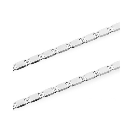 Łańcuszek srerbny blaszki BC 1766-075 ROD próba 925