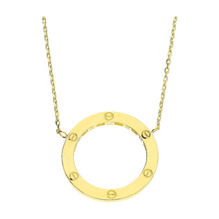 Naszyjnik złoty oponka/rolo AR VX4FOR6N9113-LP próba 585