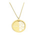Naszyjnik złoty koło z napisem Love/rolo AR VX5FOR6N8061-II próba 585