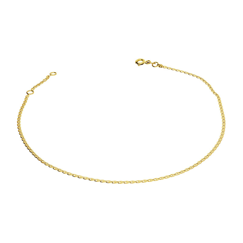 Bransoleta złota na nogę splot gucci VK FPBCGDE 040 próba 585