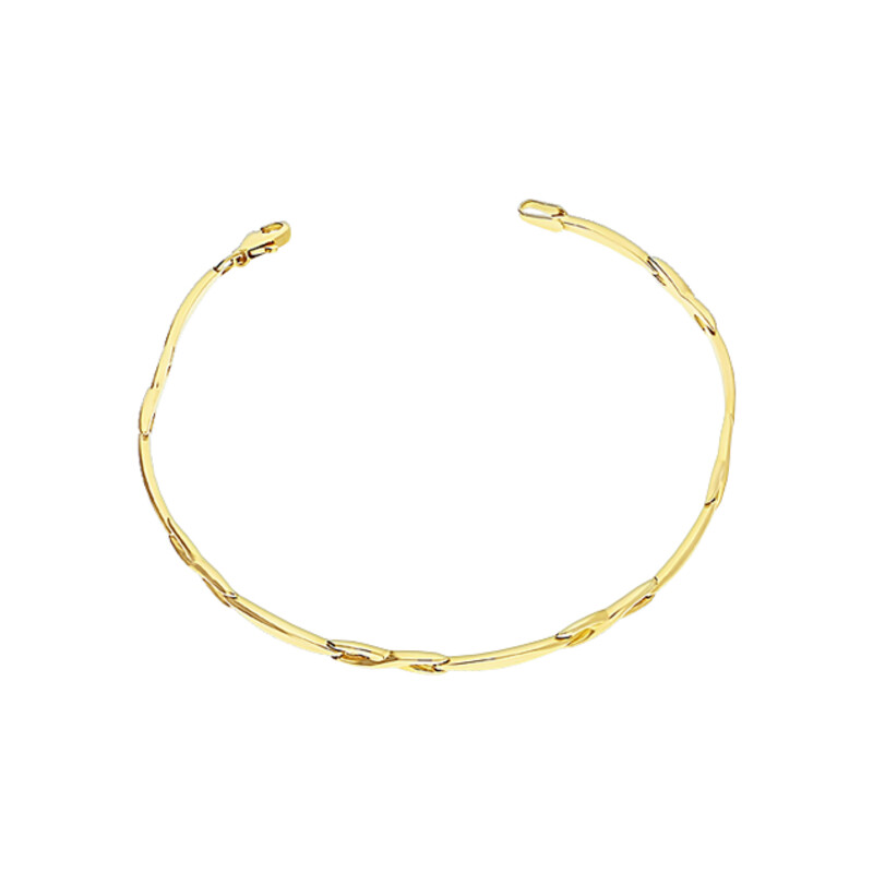 Bransoleta złota infinity i kreski AR XXSTB13682-DC-2 próba 585
