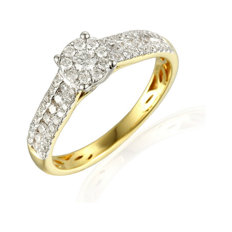 Pierścionek złoty MIRAGE nr  AW 41583 YW próba 585