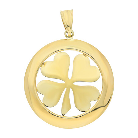 Zawieszka złota koniczyna z serc w kole AR VXXTP1739 próba 375