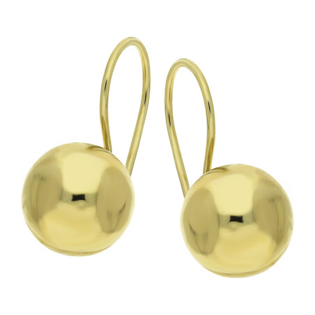 Kolczyki złote kulki 10mm blask/bigiel AR BSC4-STBE0010MM próba 375