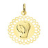 Medalik złoty Matka Boska w ażurowym kole DJ M-0741 próba 585