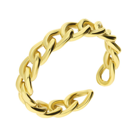 Pierścionek pozłacany pancer otwarty  JA1108 GOLD próba 925