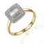 Pierścionek złoty z diamentami Wiktorii AW 59279 YW próba 585