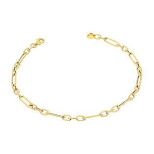 Bransoleta złota owalne ramki w dwóch długościach PW501 próba 585