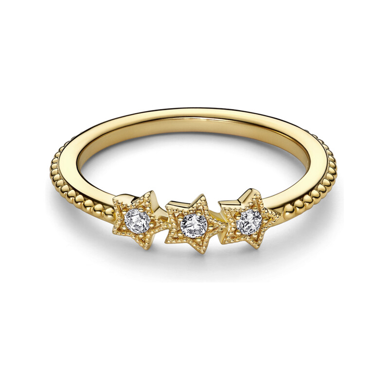 Pierścionek z kosmicznymi gwiazdami Pandora PE 162333C01