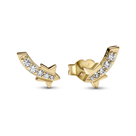 Kolczyki sztyfty Spadająca gwiazda wysadzane kamieniami Pandora 262375C01