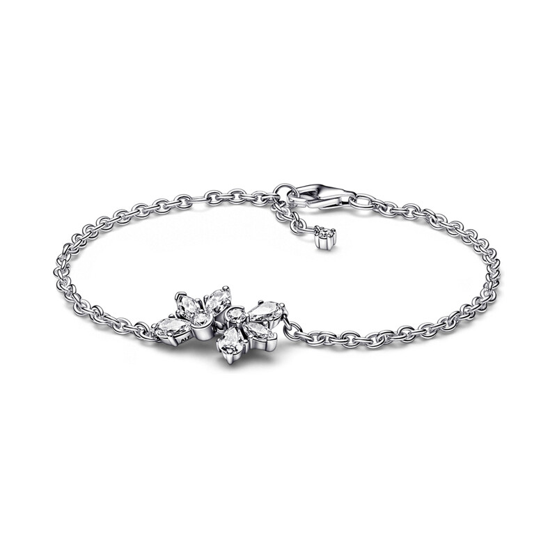 Bransoletka typu bangle pavé Pandora Signature I-D 592313C01 próba 925