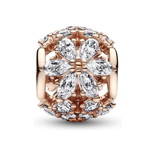 Okrągły lśniący charms ze zbiorem roślin Pandora 782383C01