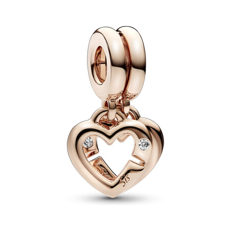 Charms-zawieszka Złączone serca sióstr Pandora 789538C01