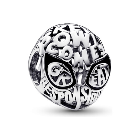 Marvel, charms Maska Spider-Mana Pandora 792351C01 próba 925
