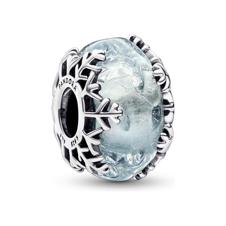 Charms Murano Błękitny płatek śniegu Pandora 792377C00 próba 925