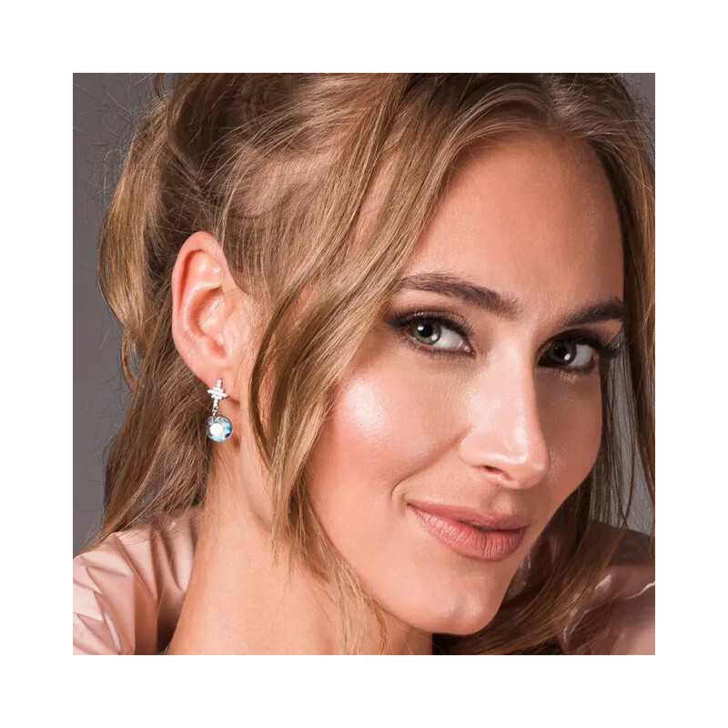 Kolczyki SPARK Fino CQ KC643010AQSH próba 925