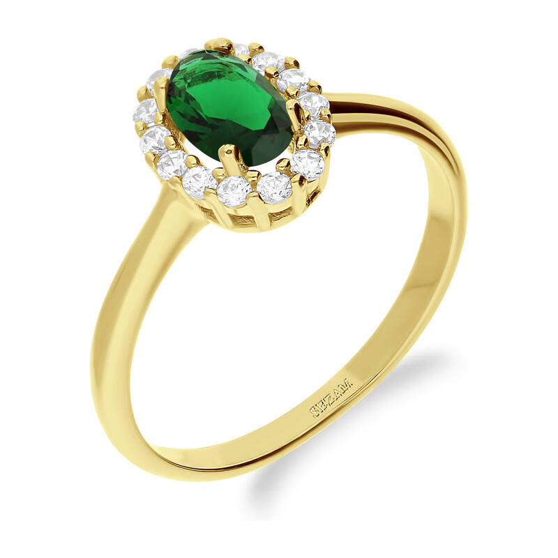 Pierścionek markiza owal b+z OS 96-3064 VER próba 585