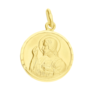 Medalik złoty Szkaplerz w kole CB M-0498 próba 585