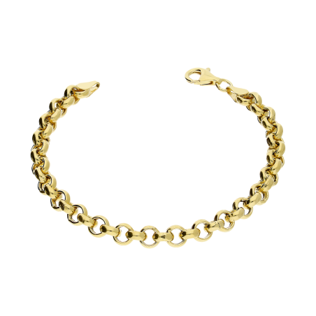 Bransoleta pozłacana rolo