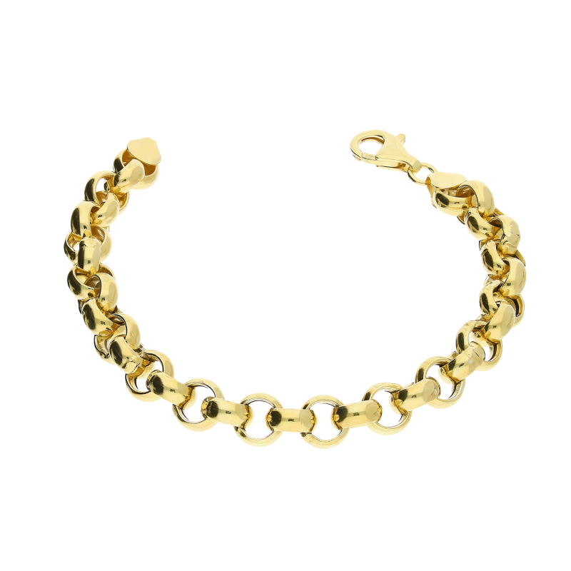 Bransoleta pozłacana rolo