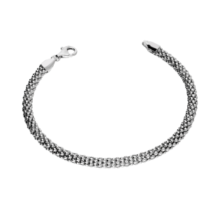 Bransoleta srebrna splot coreana NI XBR04120 ROD próba 925