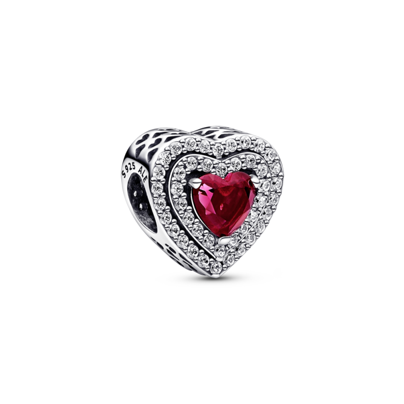 Charms Lśniące wypukłe serce Pandora 799218C02 próba 925