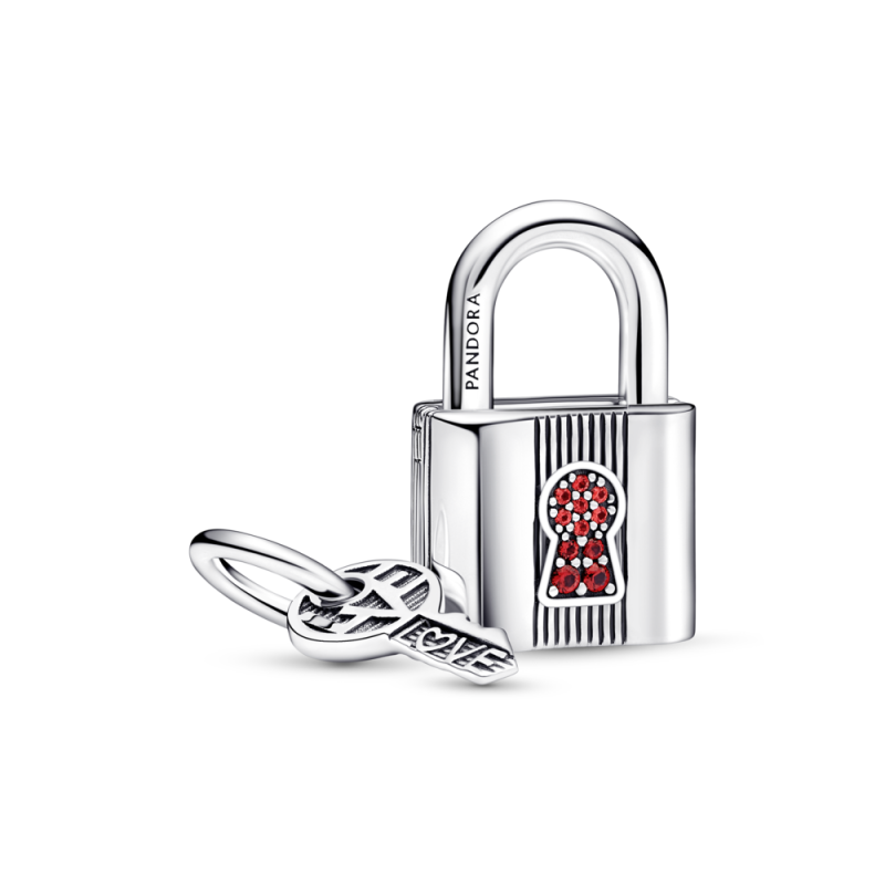 Charms Pandora Kłódka i klucz 790088C02 próba 925