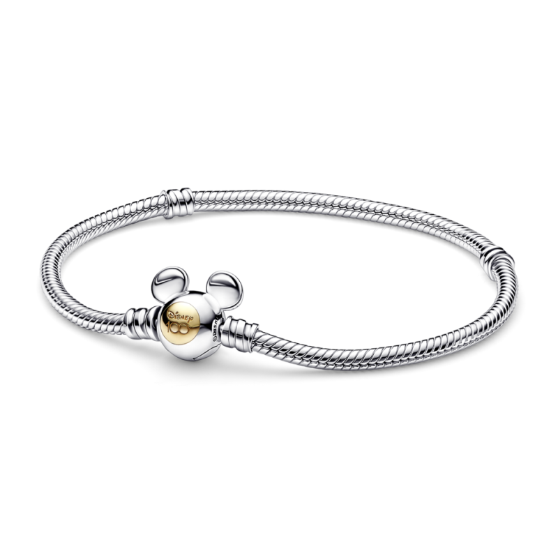 Disney 100 Bransoletka Pandora Moments o splocie wężykowym 592514C00 próba 925