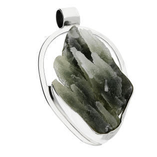 Zawieszka srebrna chalcedon naciekowy Indie GX MINERALS GX-chal-2 próba 925