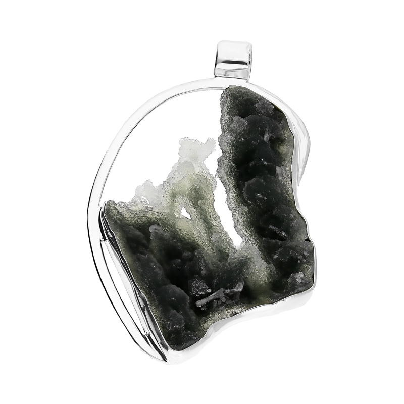 Zawieszka srebrna chalcedon naciekowy Indie GX MINERALS GX-chal-4 próba 925